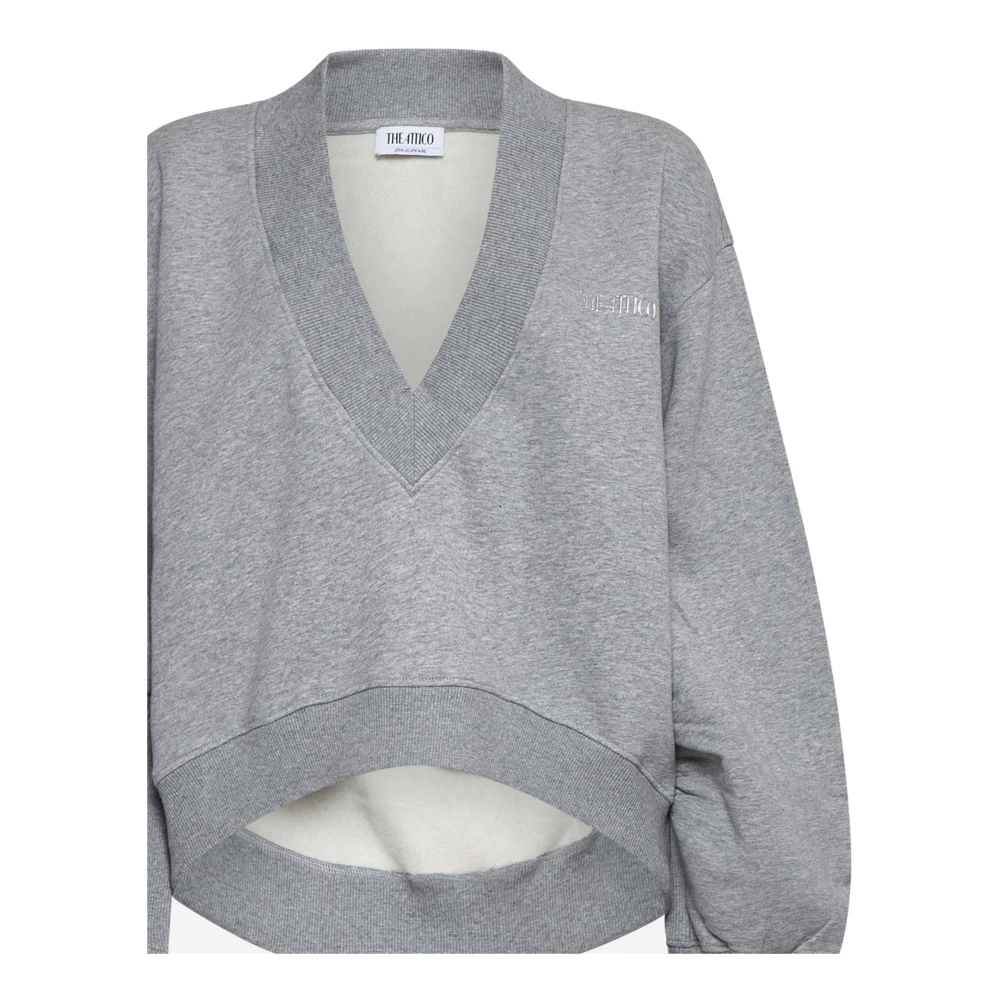The Attico Stijlvolle Sweaters Collectie Gray Dames