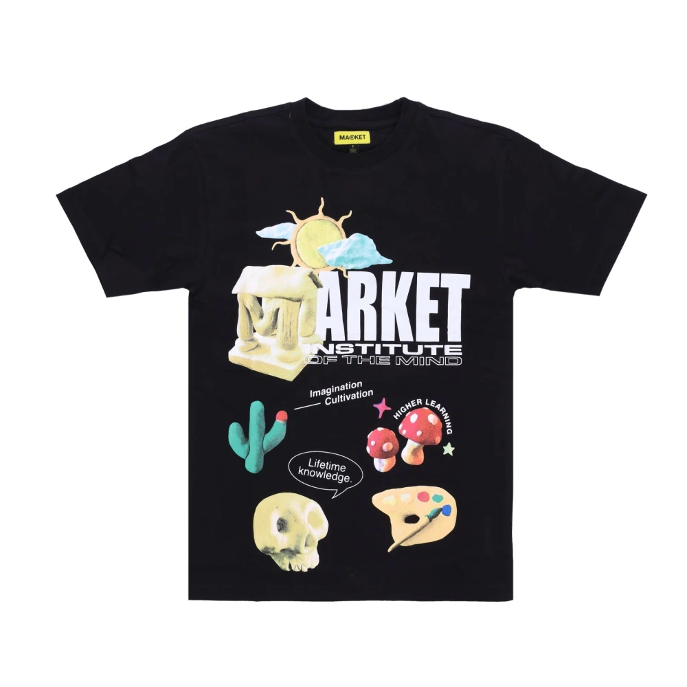 Market Mind Institute Heren T-shirt Zwart Black Heren