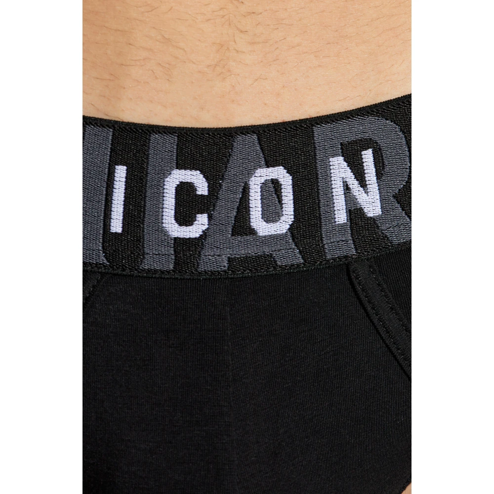 Dsquared2 Logo briefs Black Heren