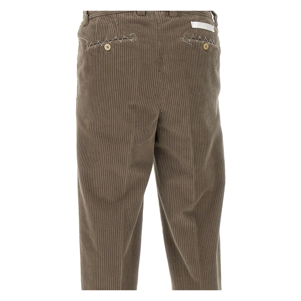 Briglia Ribfluwelen Broek Grijs Gray Heren