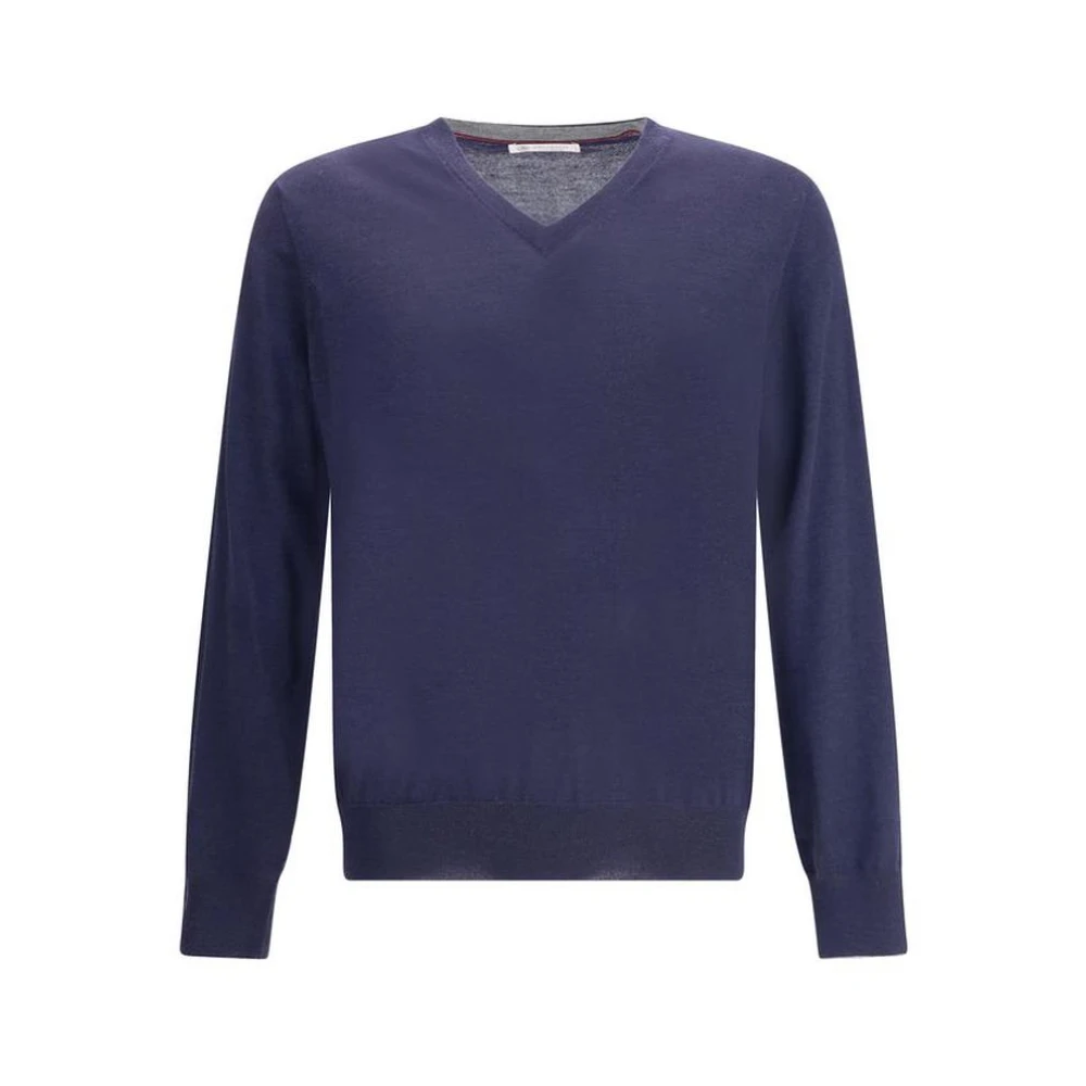 Knitwear > V-neck Knitwear - - Brunello Cucinelli - Modalova