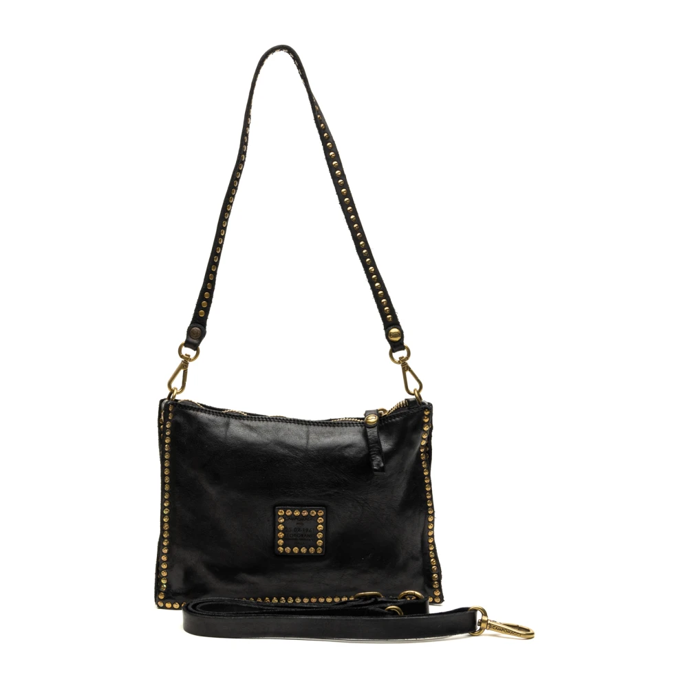 Campomaggi Zwarte Tassen Pochette Stijl Black Dames