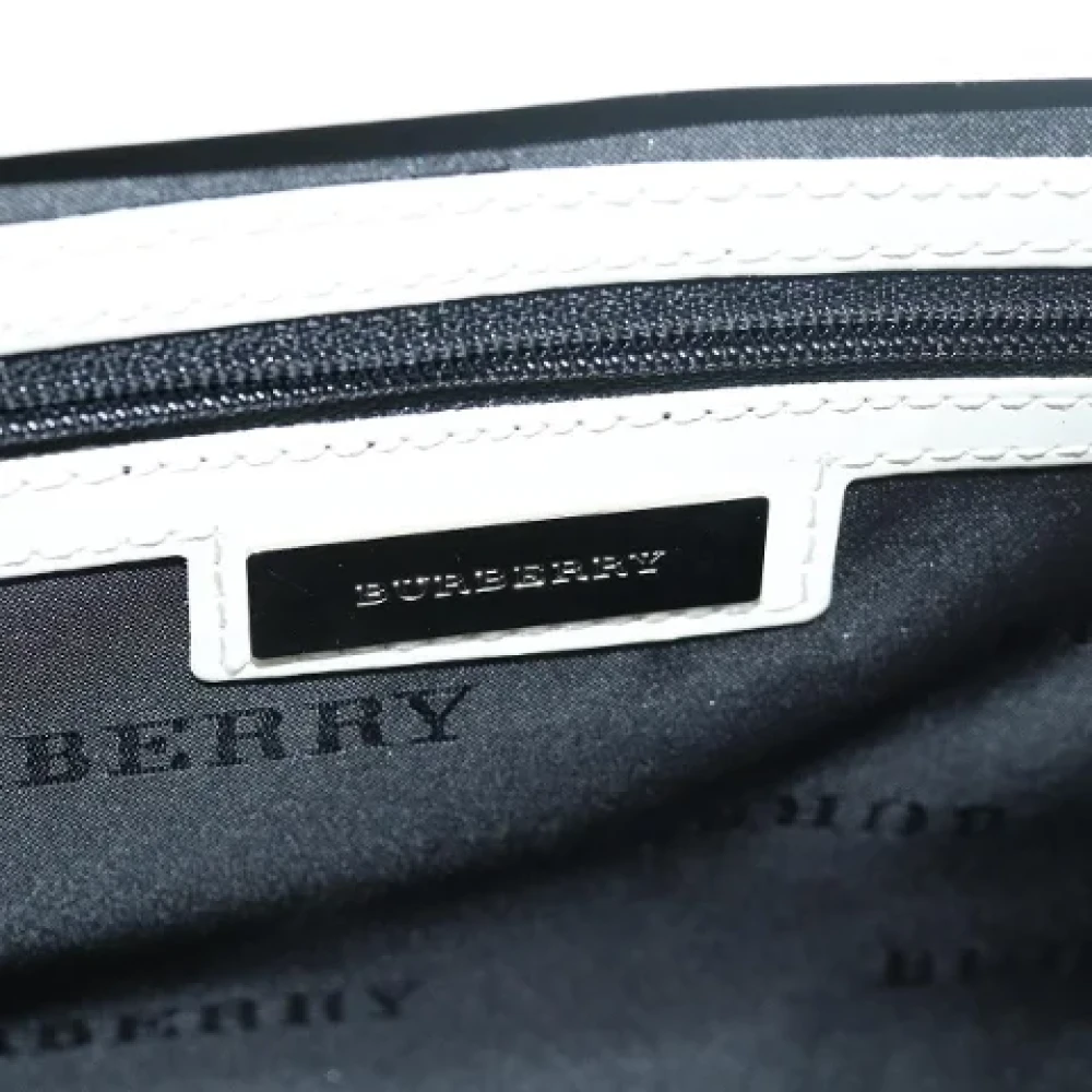 Burberry Vintage Pre-owned Leather handbags White Dames