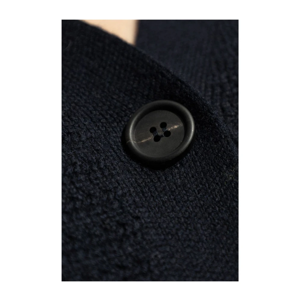 Fabiana Filippi Navy Blauwe Jas Blue Dames