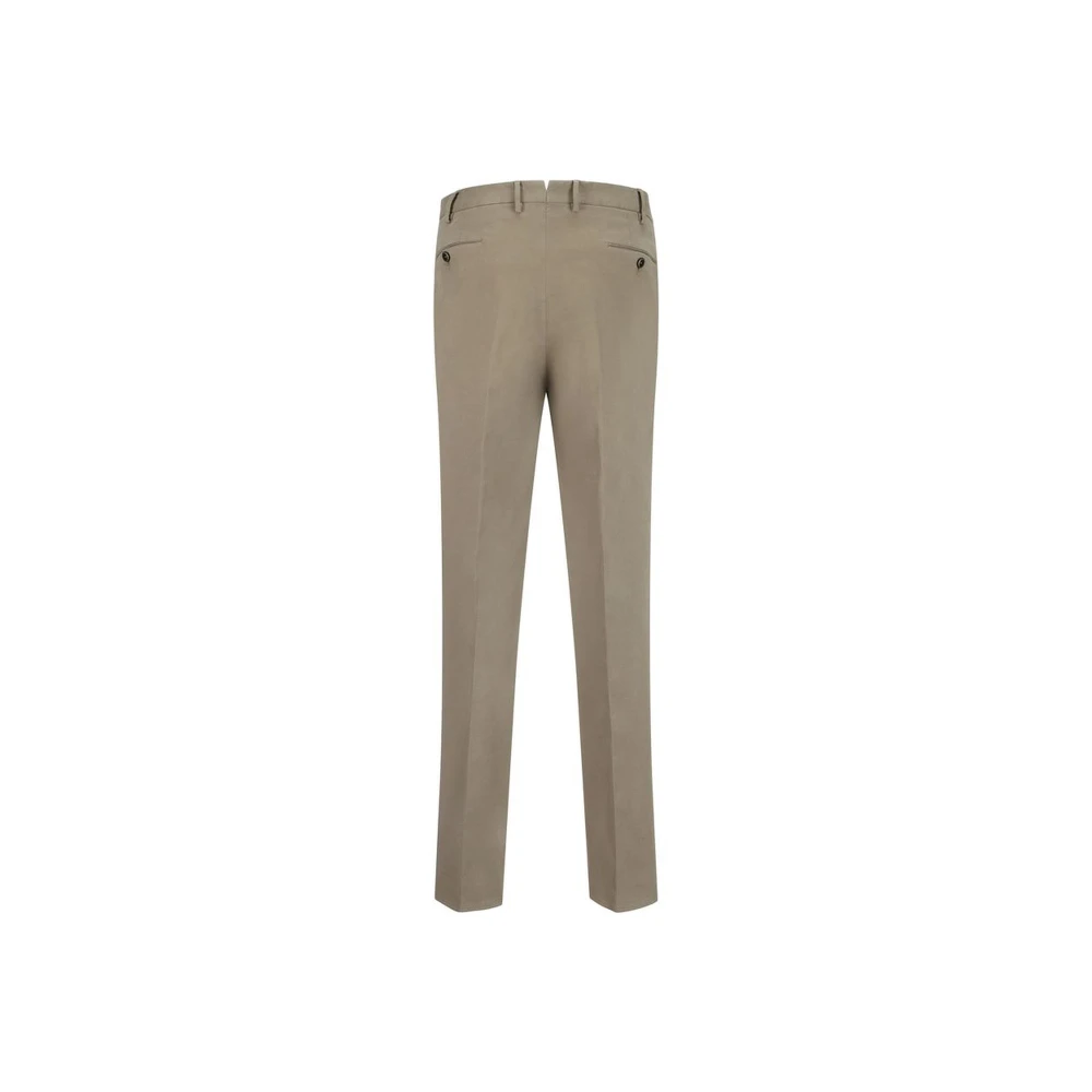 PT Torino Katoenen Broek met Zakken en Sluiting Gray Heren