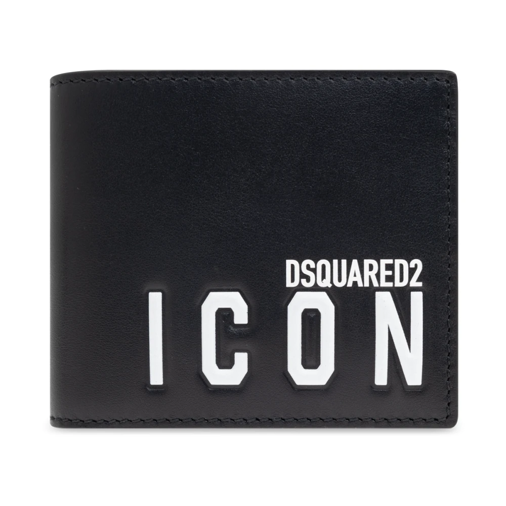 Dsquared2 Opvouwbare Portemonnee Black Heren