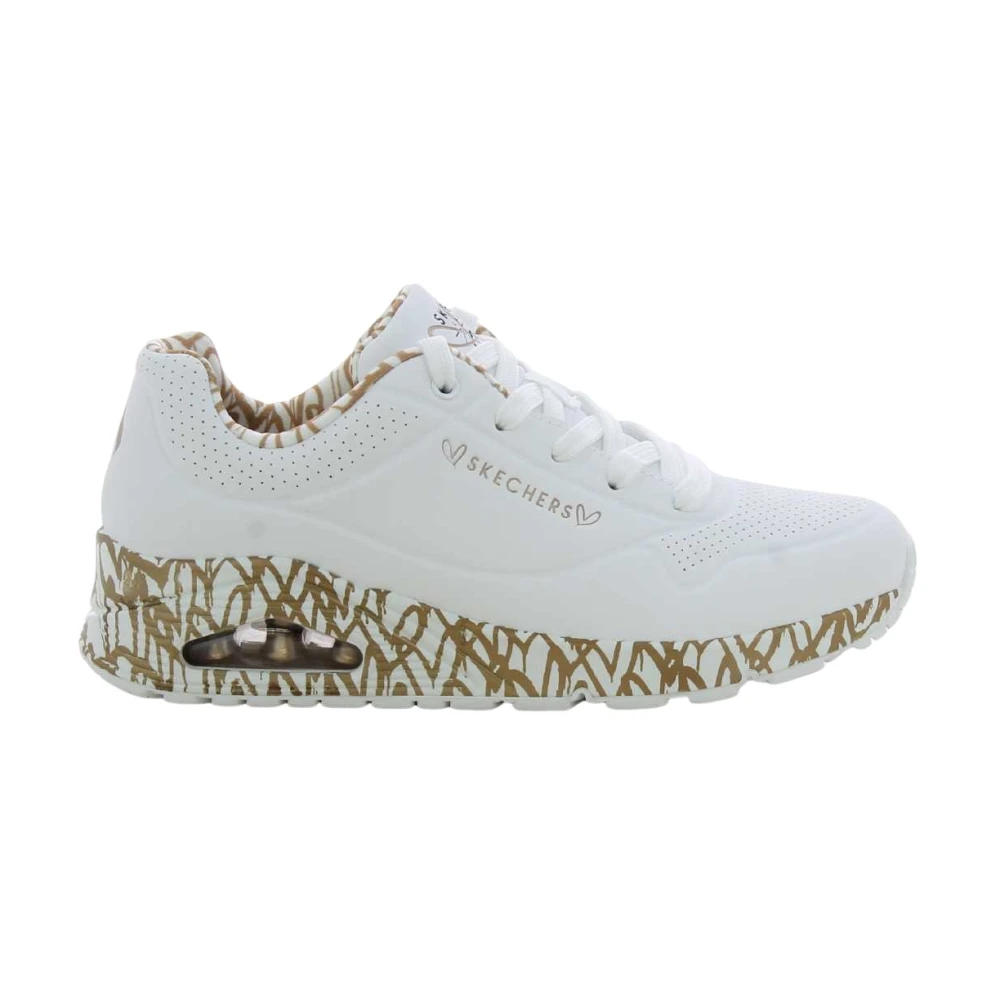 Skechers Dames Witte Schoenen Dames Schoenen