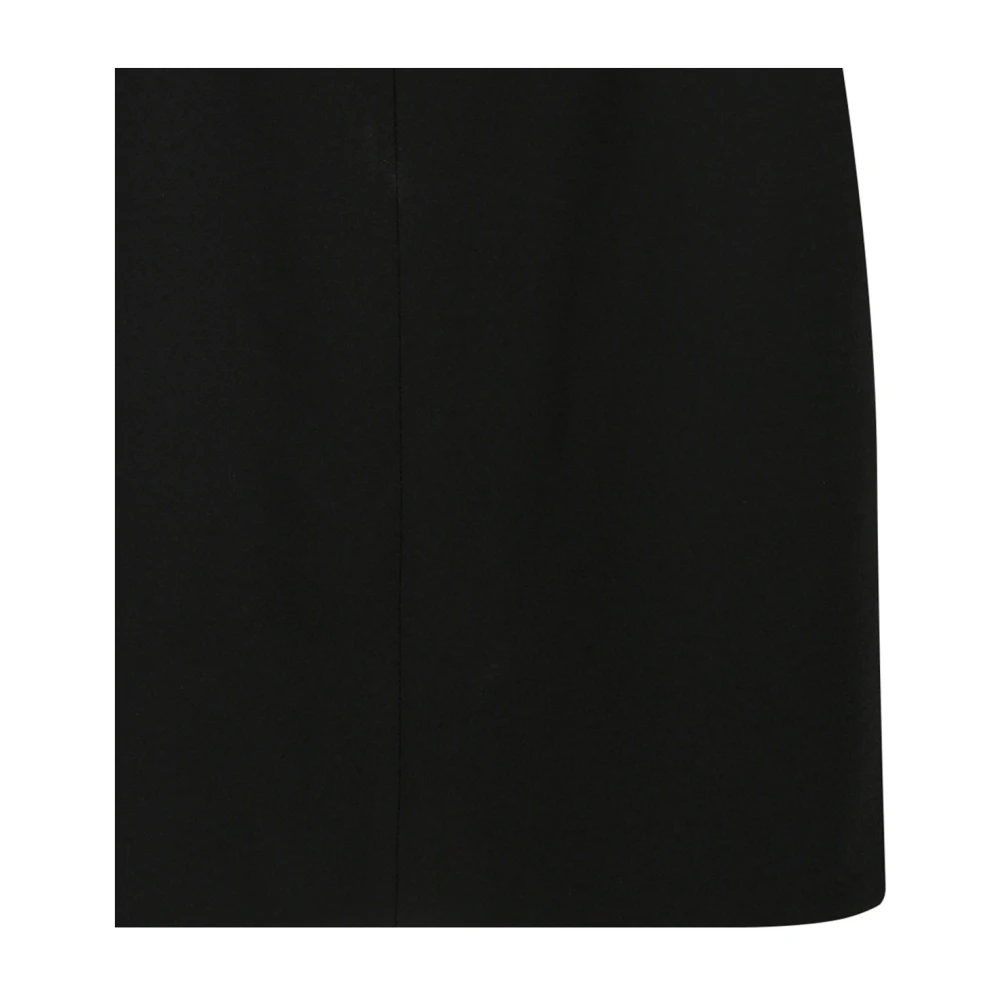 Givenchy Zwarte minijurk met watervalhals Black Dames