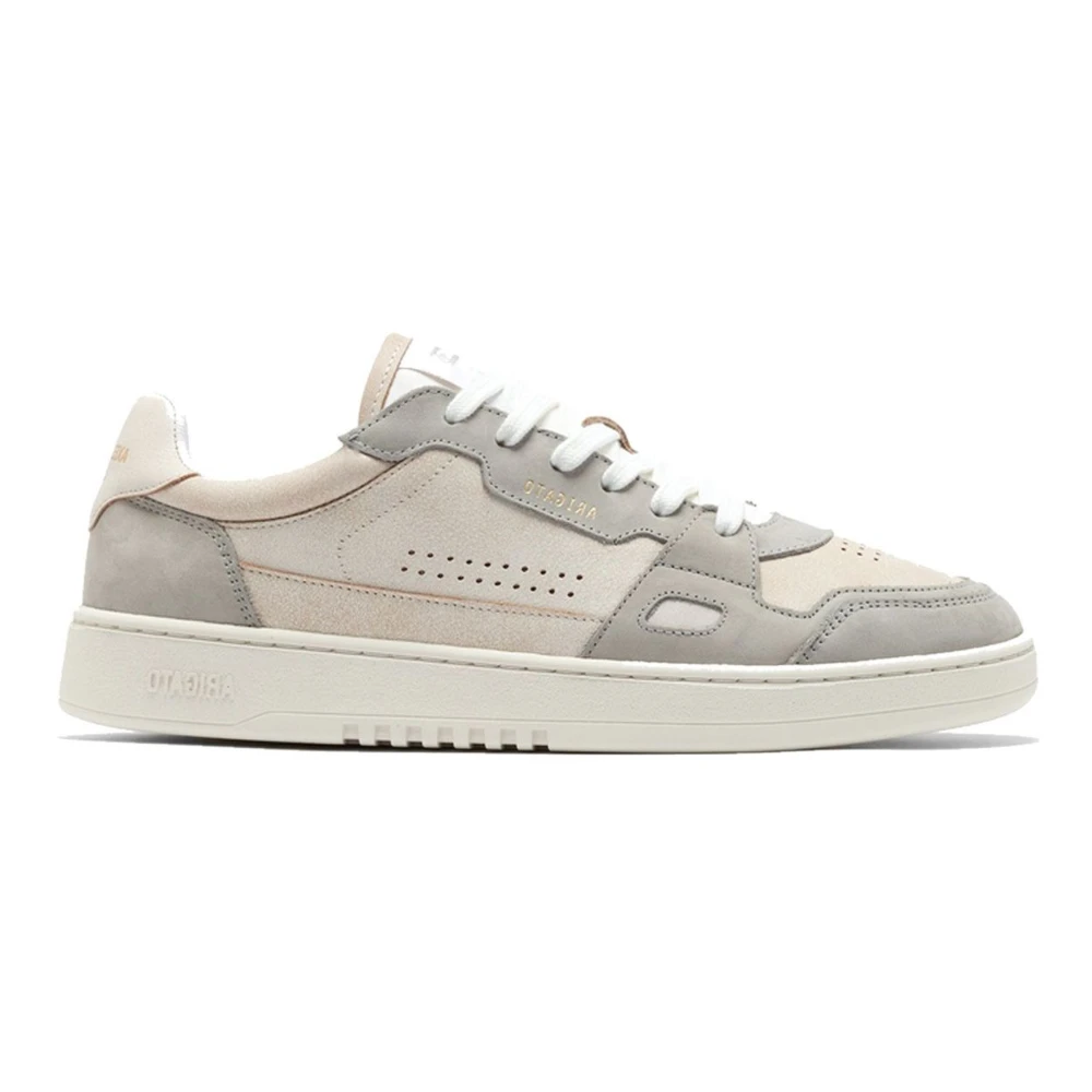 Axel Arigato Beige Läder Sneakers med Mockapaneler Beige, Herr