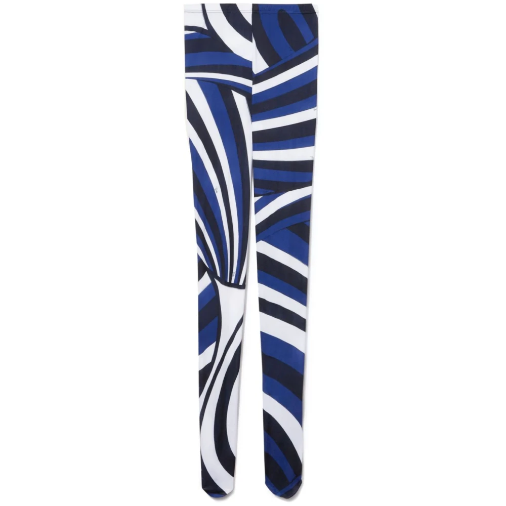 EMILIO PUCCI Blauw Ondergoed Stretch Design Taillehoog Blue Dames