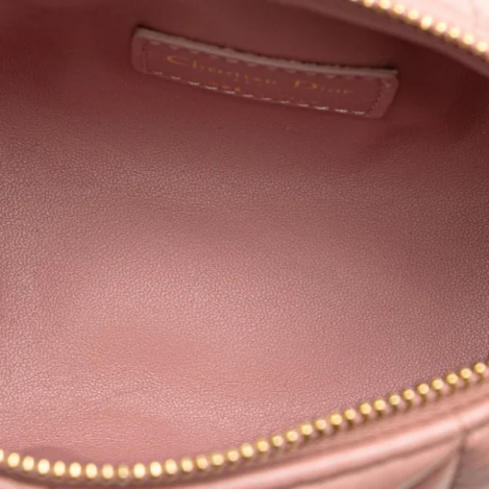 Dior Vintage Pre-owned Leather clutches Pink Dames