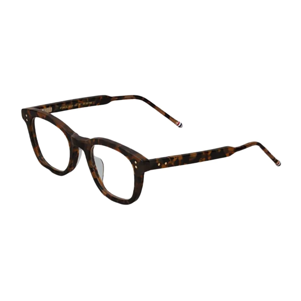 Thom Browne Stijlvol Zwart Leren Portemonnee Brown Dames
