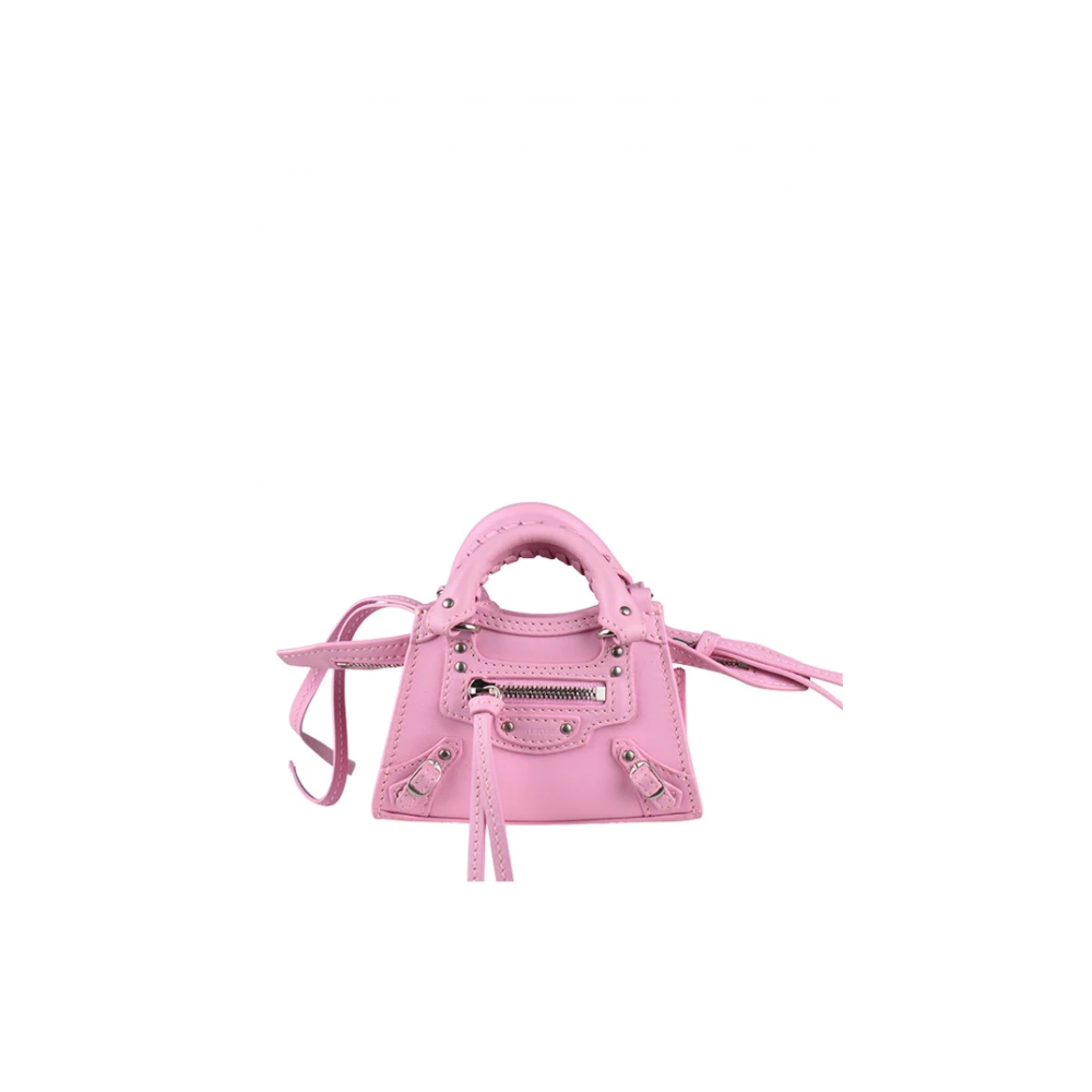 Balenciaga Roze Micro Neo City Handtas Pink Dames