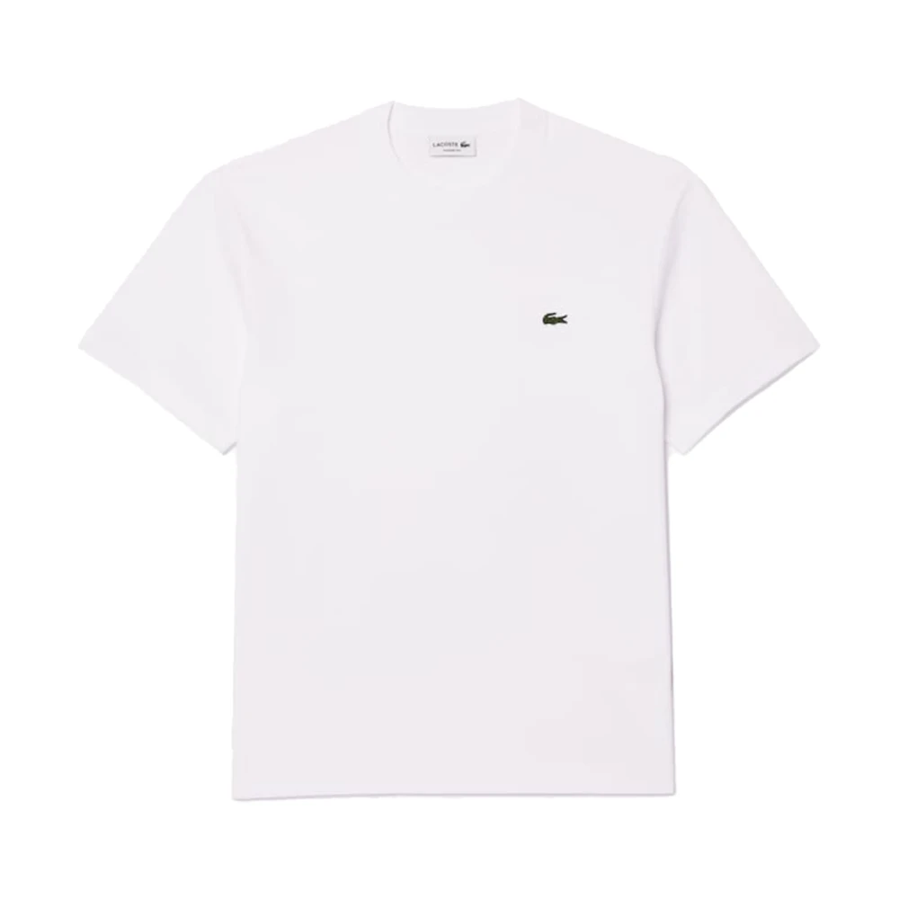 Lacoste Logo Patch T-Shirt White Heren