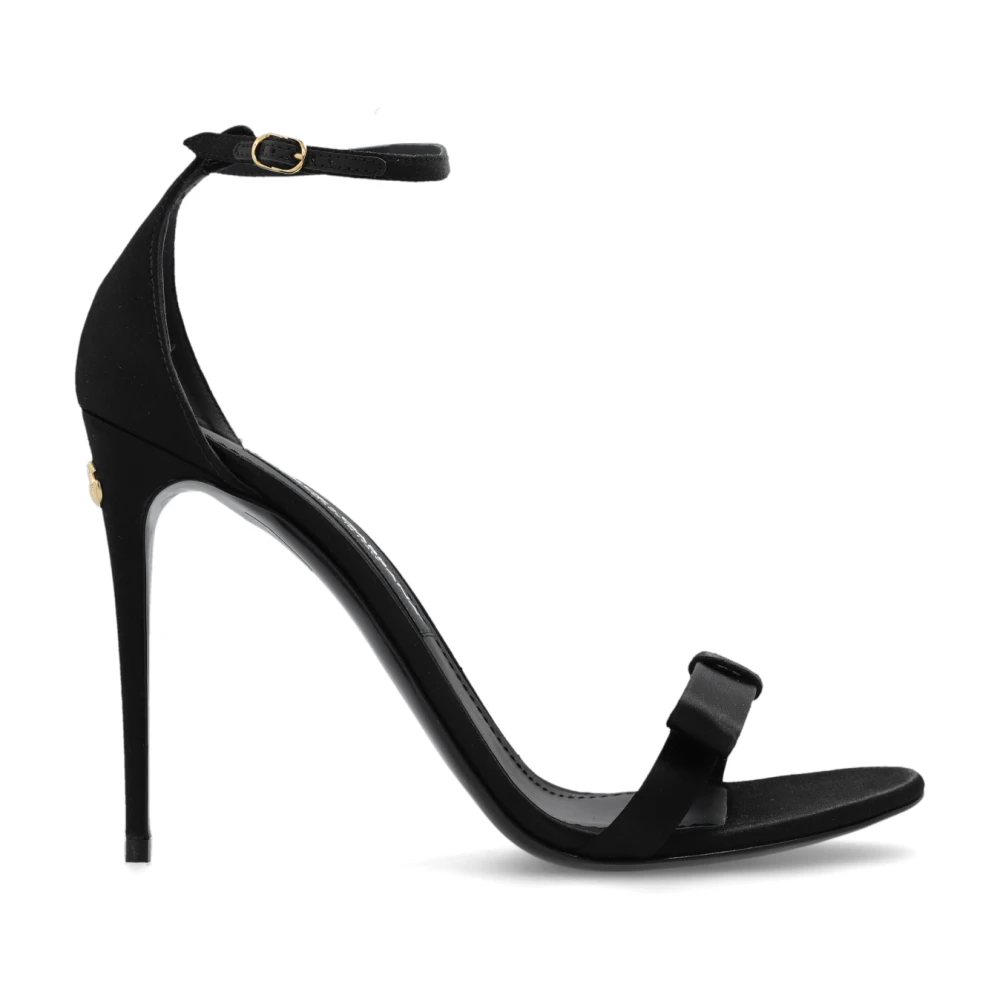 Dolce & Gabbana Women's Black ‘Keira’ Heeled Sandals