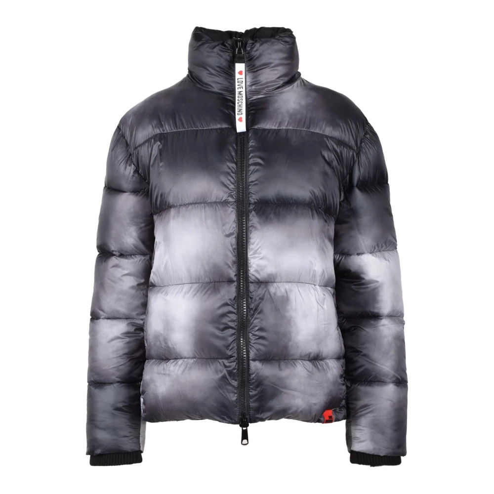 Love Moschino Stijlvolle buitenkleding van polyester Black Dames