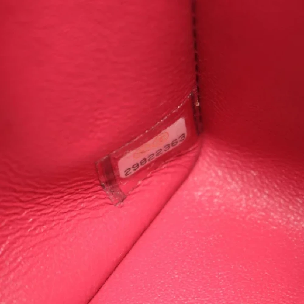 Chanel Vintage Pre-owned Leather shoulder-bags Pink Dames
