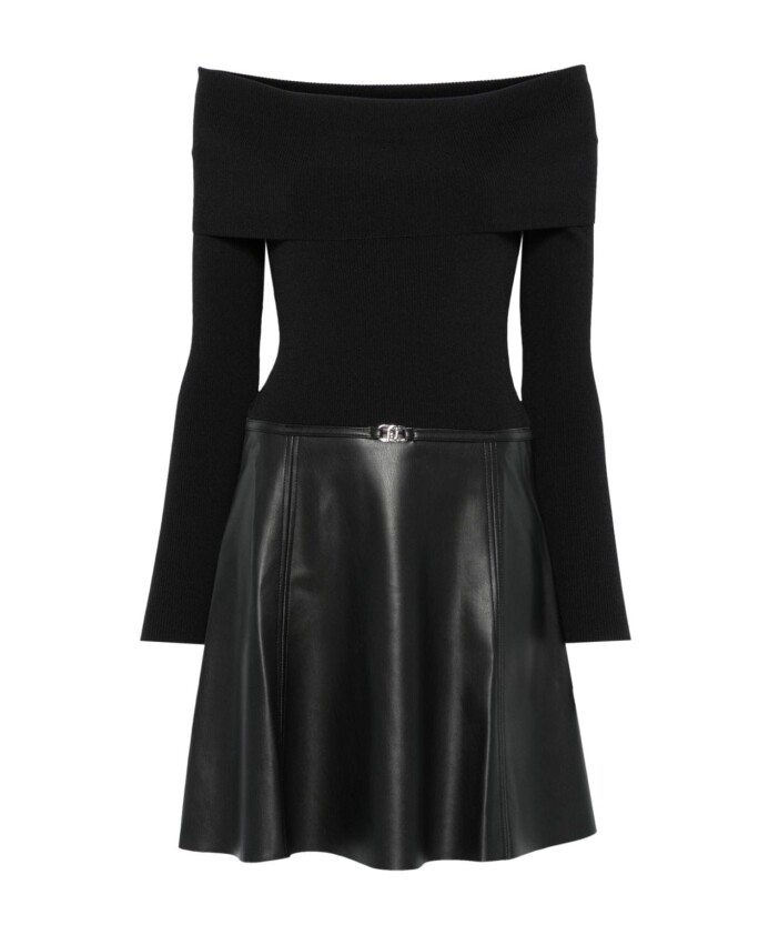 robe-noire-en-maille-cotelee-a-epaules-denudees