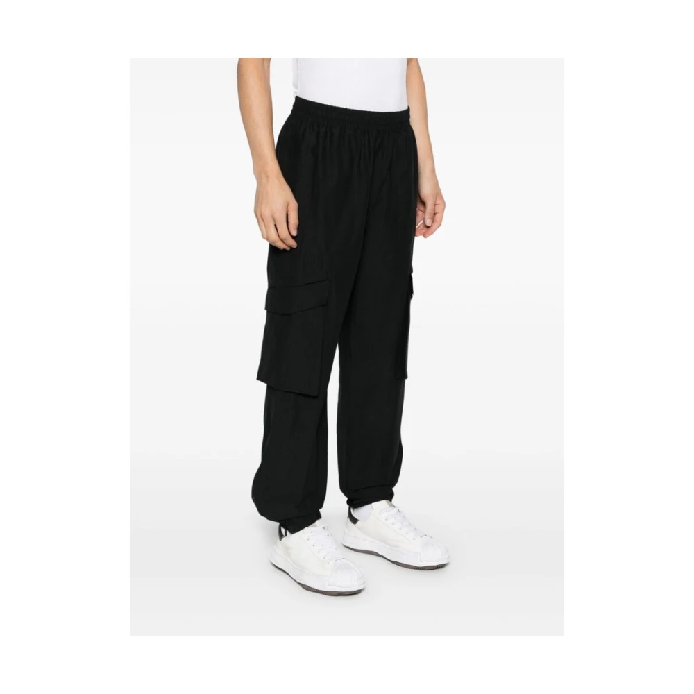 Represent Cargo Pocket Katoenmix Broek Black Heren