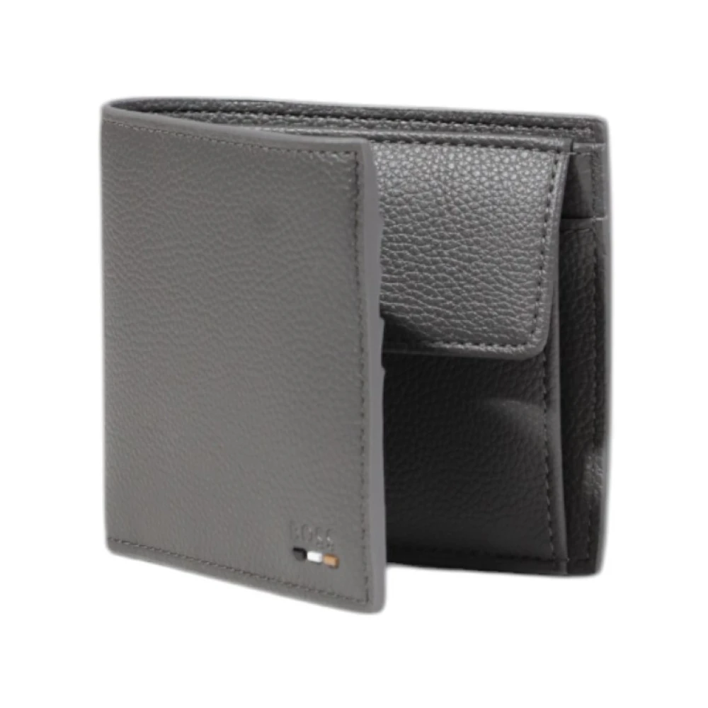 Hugo Boss Heren Portemonnee Lente Zomer Collectie Gray Heren
