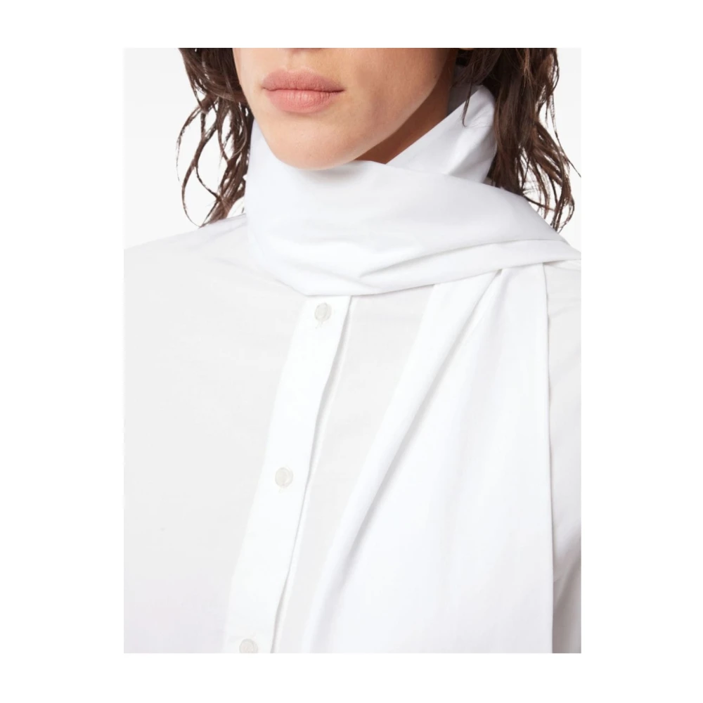 Nina Ricci Lange Mouw Shirt Top White Dames