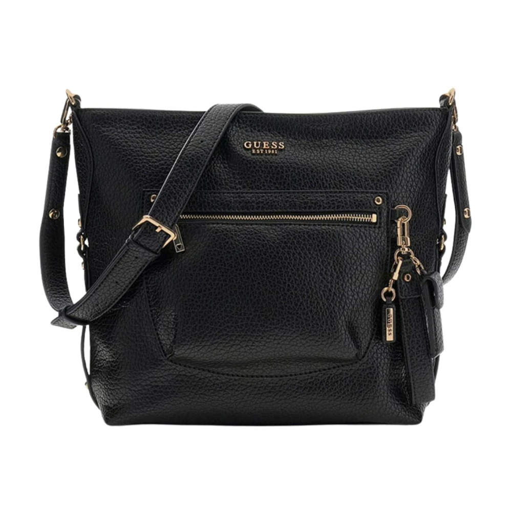 Guess Women's Black Silvye Bucket - Cross Body Bags - One Size - Bags