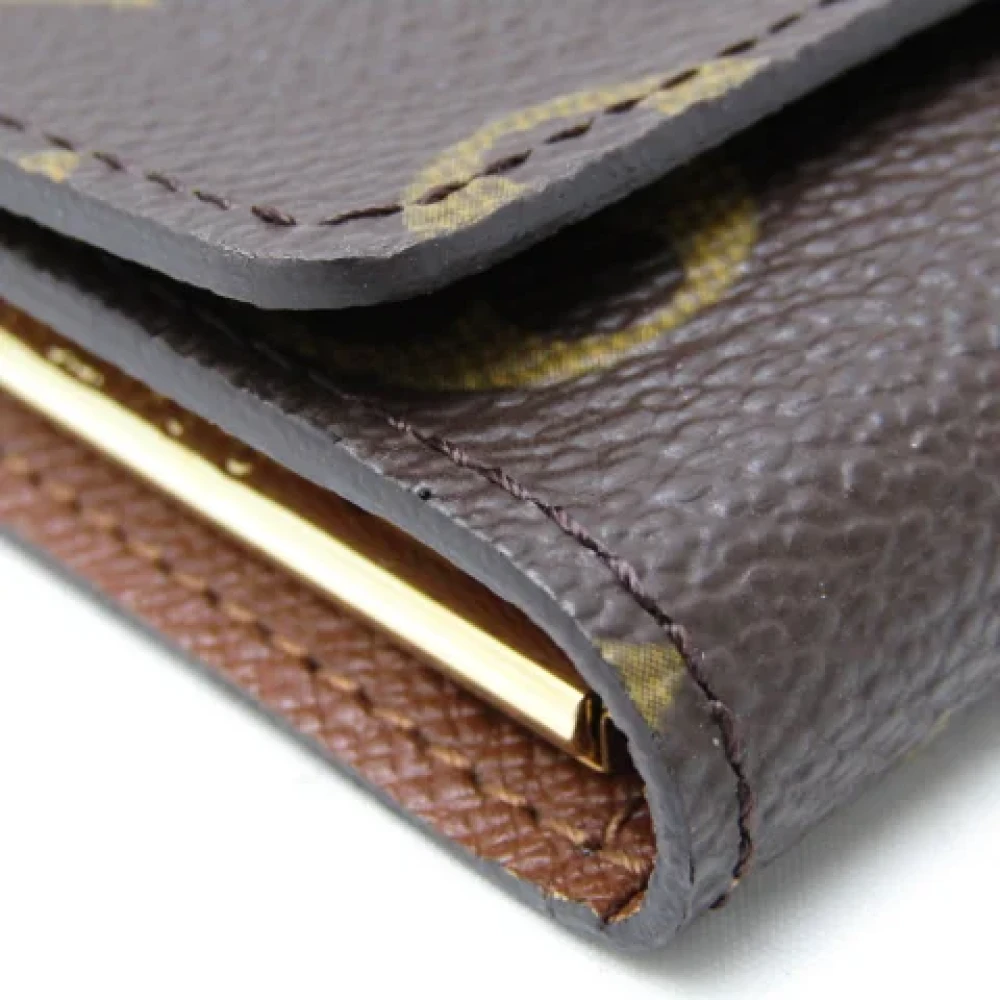 Louis Vuitton Vintage Pre-owned Fabric key-holders Brown Dames