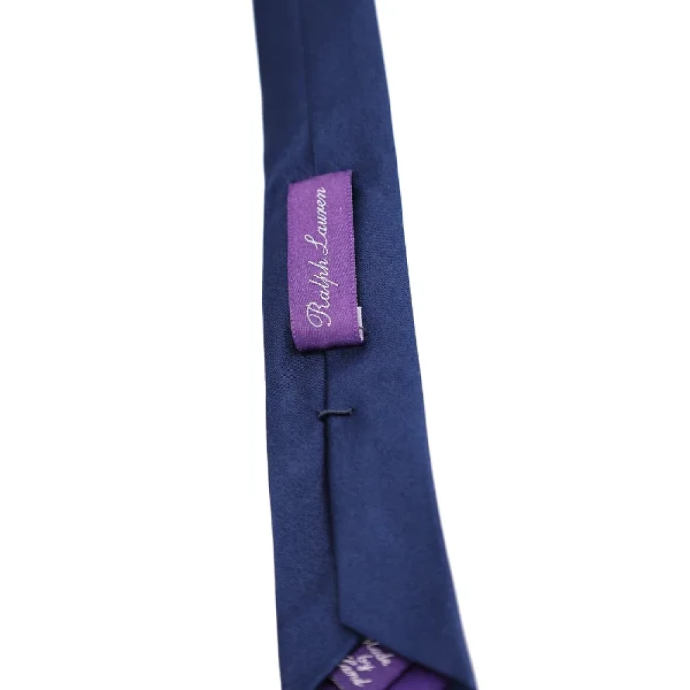 Ralph Lauren Pre-owned Silk home-office Blue Heren