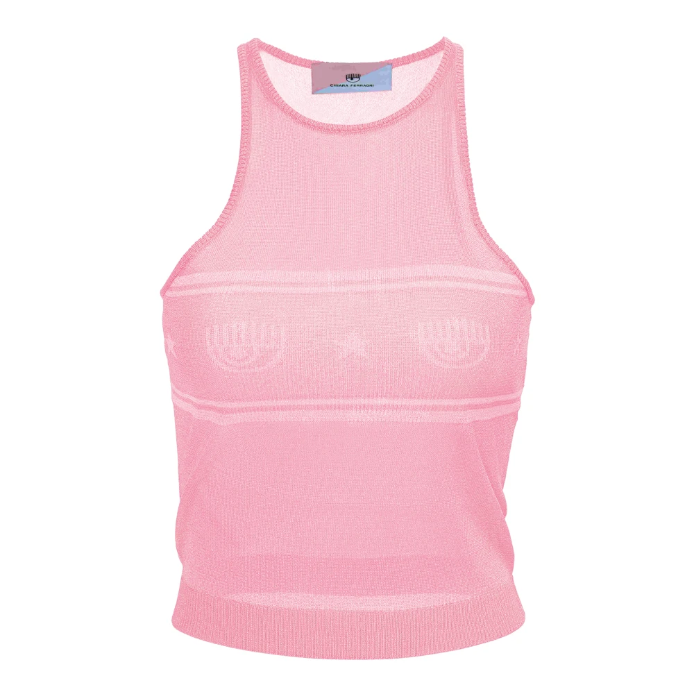 Chiara Ferragni Collection Stijlvolle Top voor Vrouwen Pink Dames