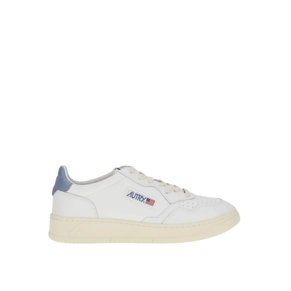 Autry White Sneakers, Male, 12 Uk, Leather Upper Trainers