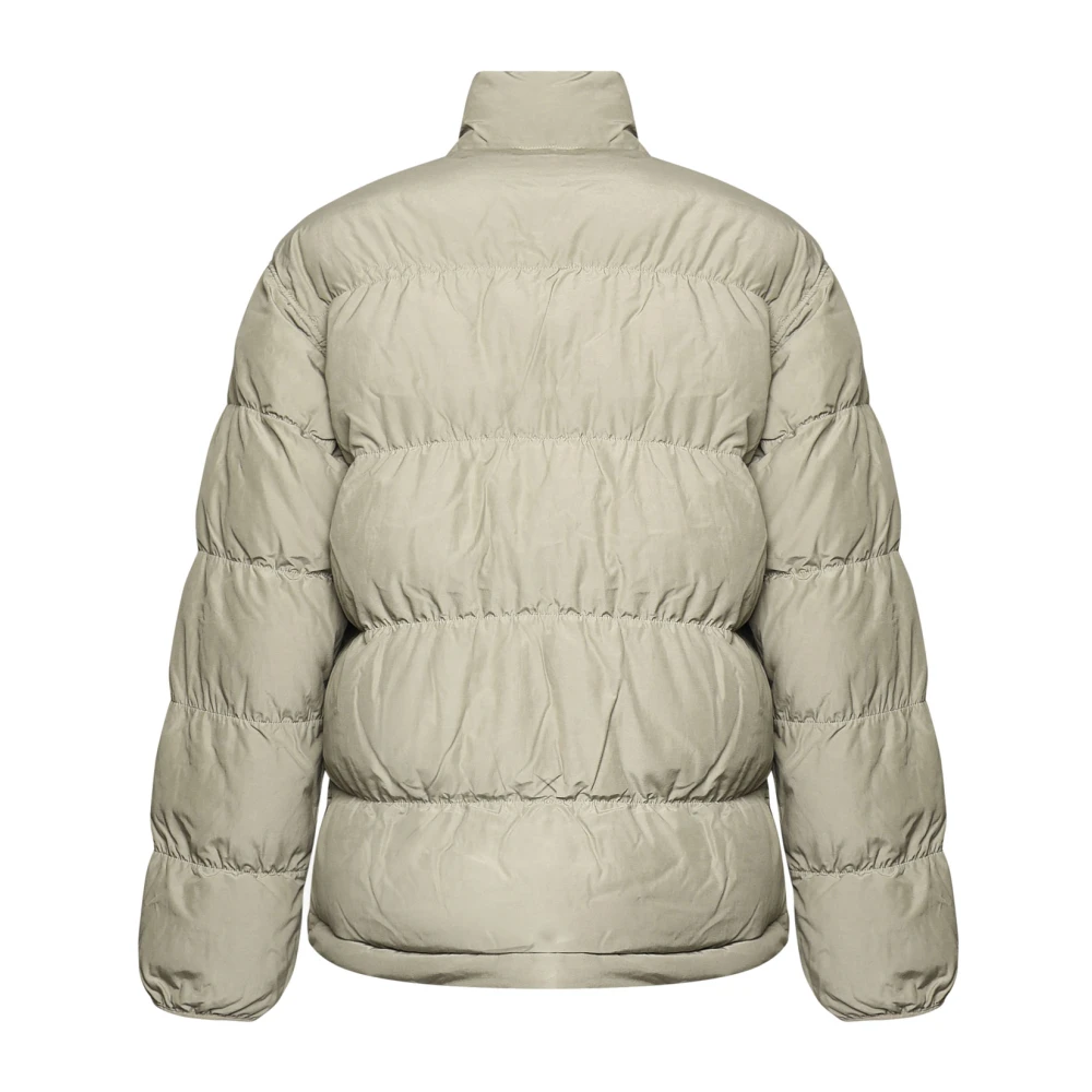 Dickies Groene Nylon Gewatteerde Jas met Capuchon Green Heren