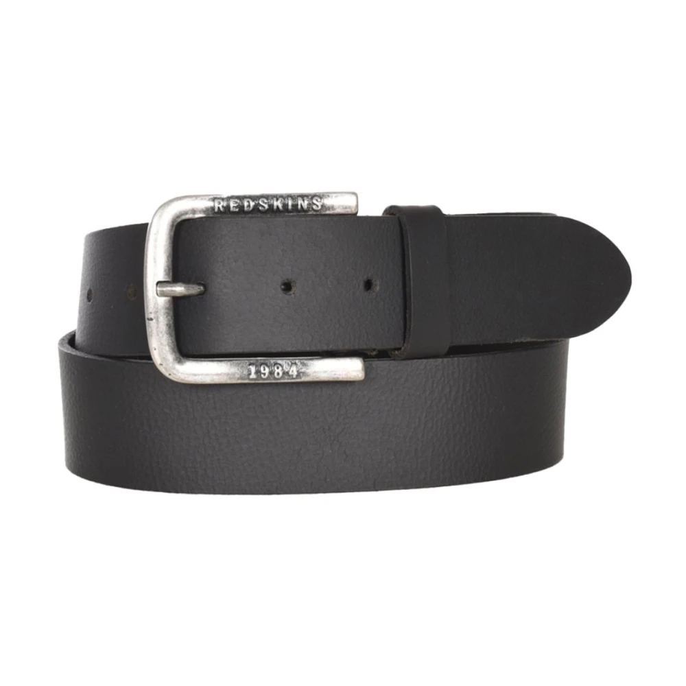 Redskins Oliver Leren Riem Zwart Black Heren