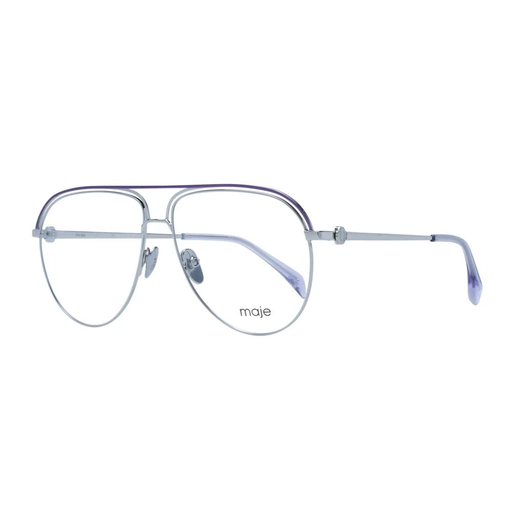 Maje Paarse Aviator Style Optische Monturen Purple Dames