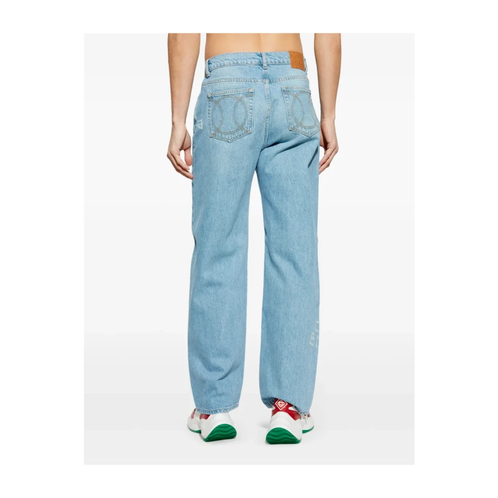 Casablanca Wijde Pijp Jeans Lichtblauw Blue Heren