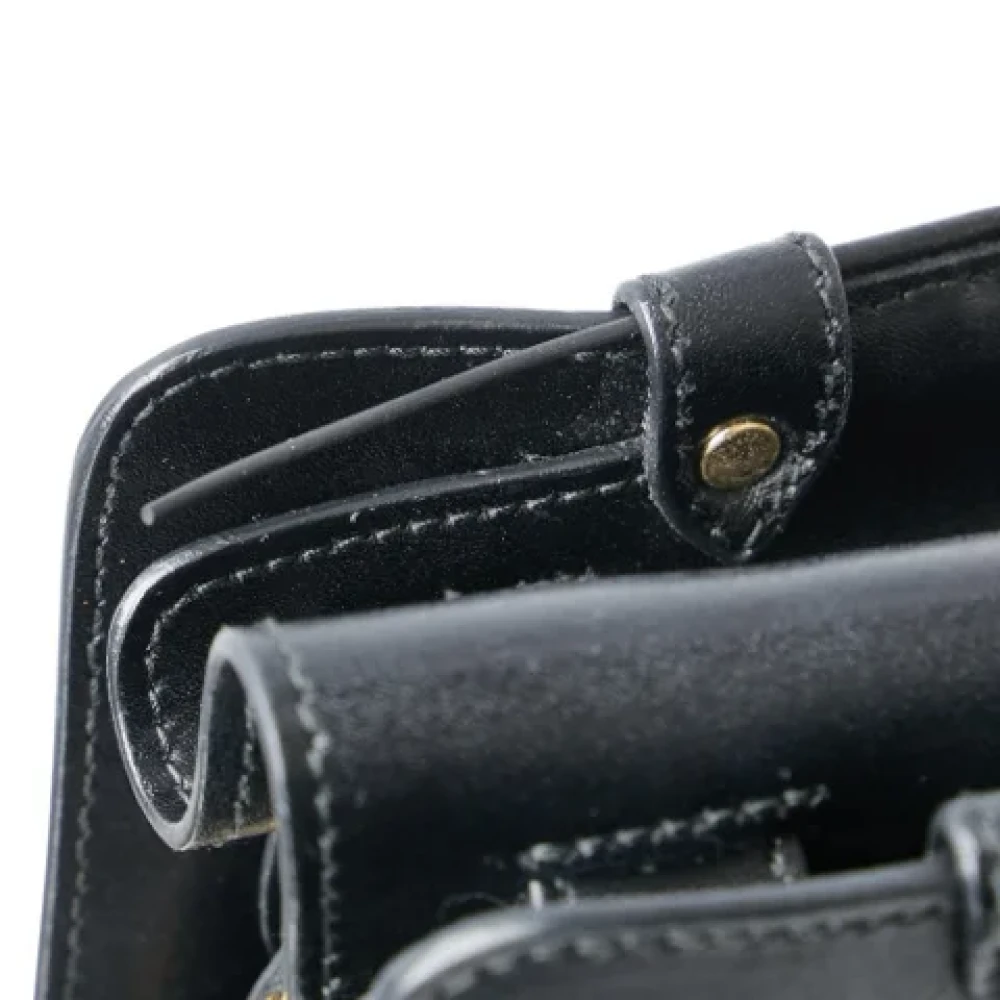 Salvatore Ferragamo Pre-owned Leather handbags Black Dames