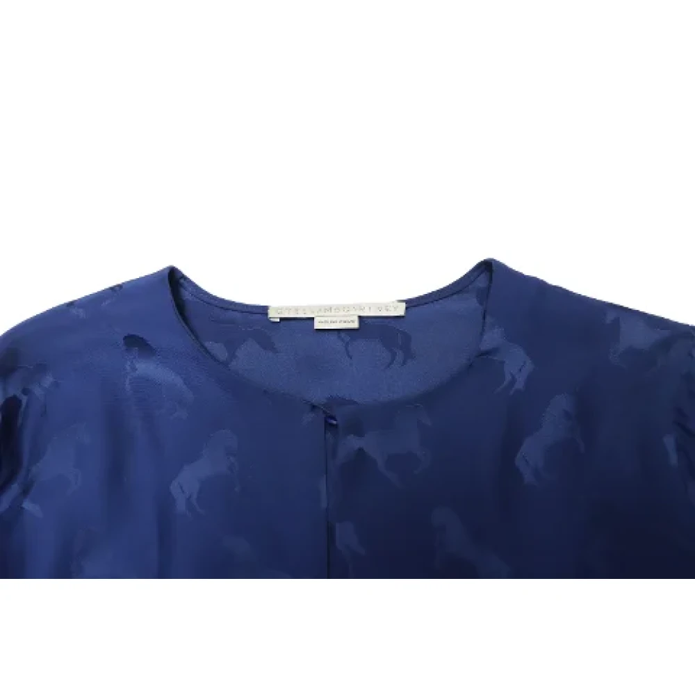 Stella McCartney Pre-owned Fabric tops Blue Dames