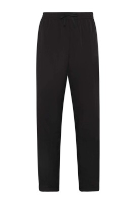 pantalon-a-cordon-de-serrage-noir-en-coton-panneau