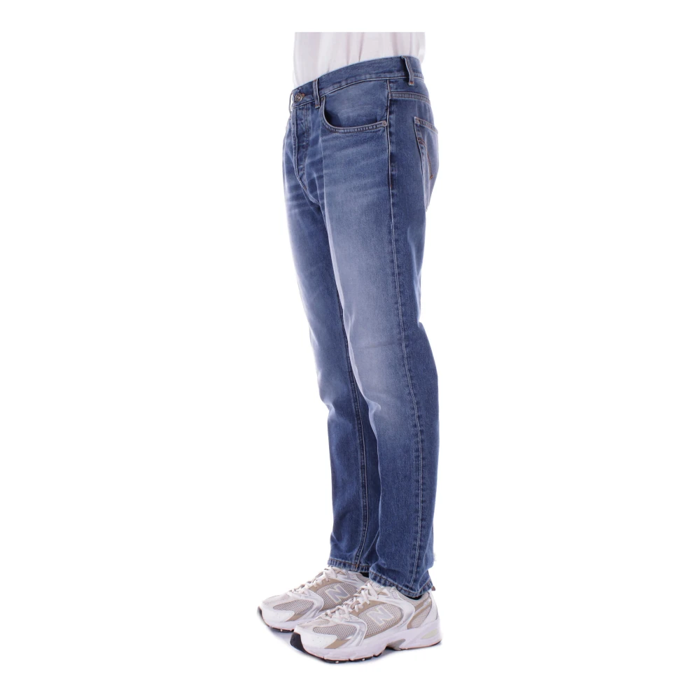 Dondup Denim Jeans met Logo Achterzak Blue Heren
