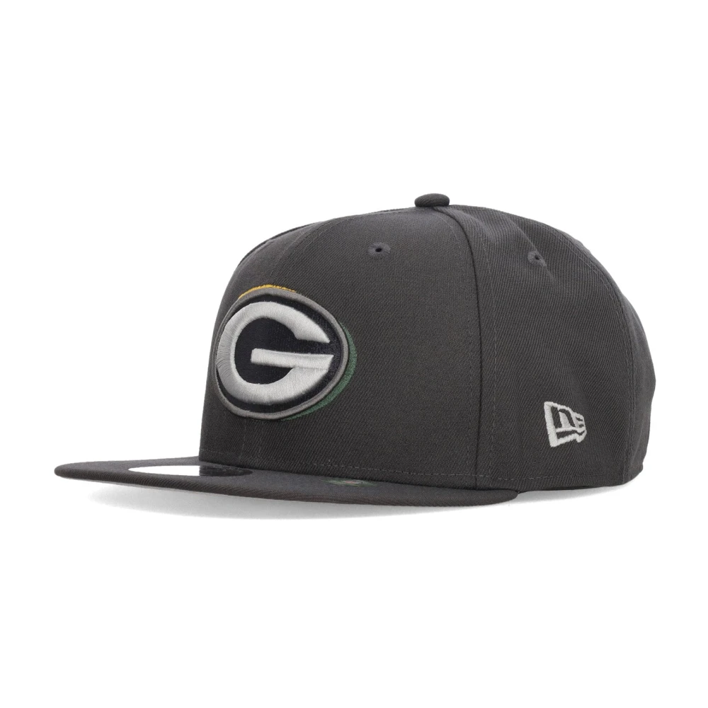 New era NFL Draft Platte Klep Hoed Green Bay Packers Gray Unisex