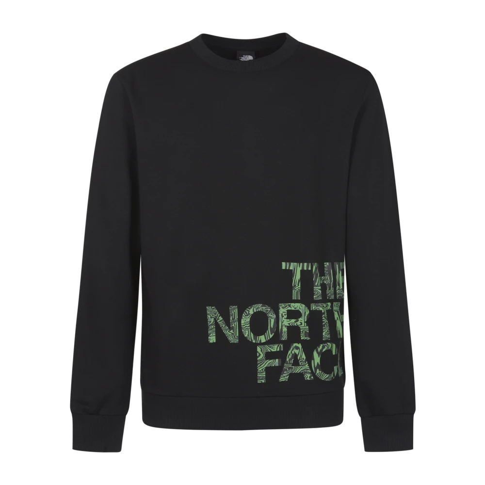 The North Face Blown Up Logo Sweatshirt - Svart Black, Herr