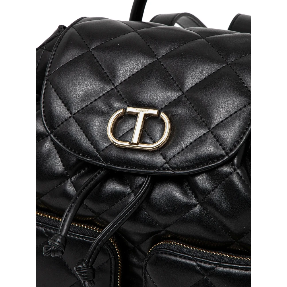 Twinset Zwarte Rugzak Black Dames