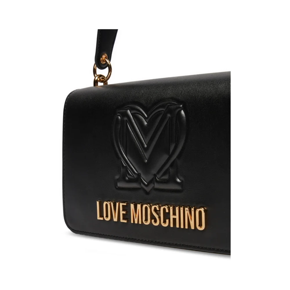 Love Moschino Stijlvolle Schoudertas Groot Black Dames
