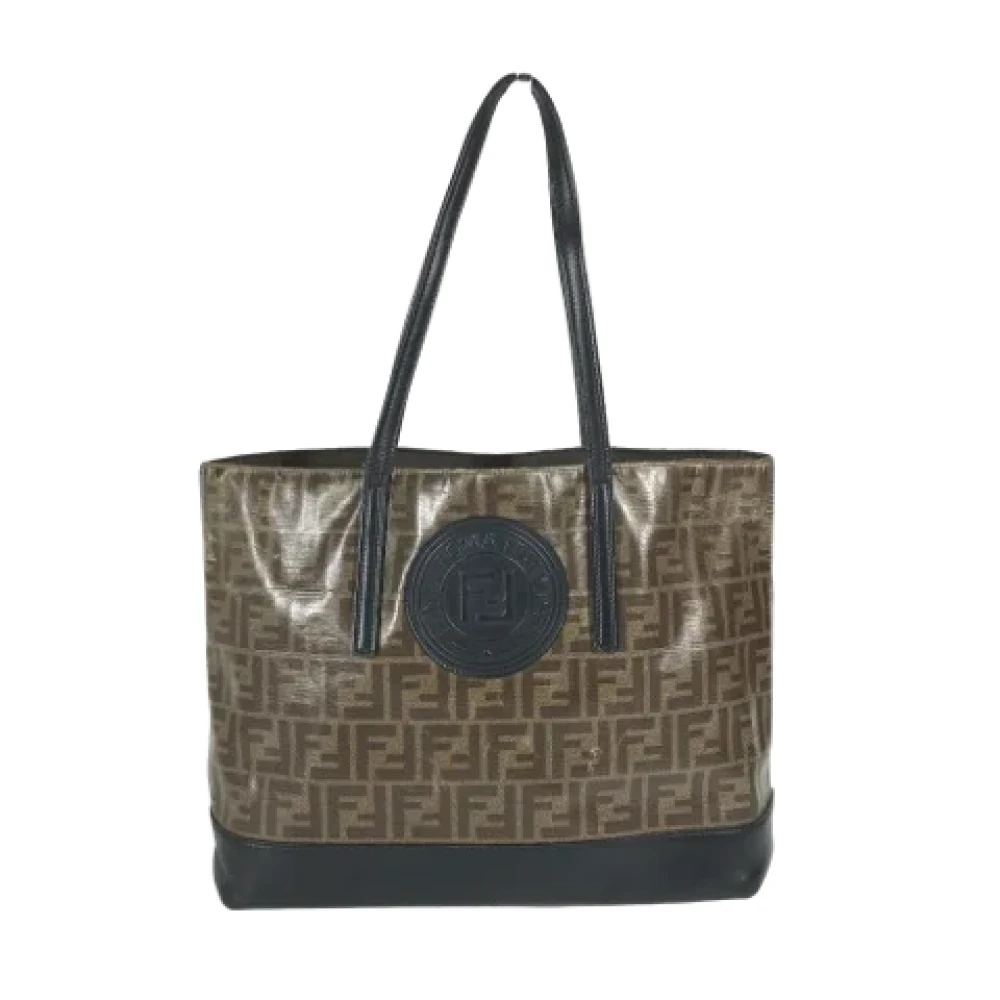 Fendi Vintage Pre-owned Plastic fendi-bags Brown Dames