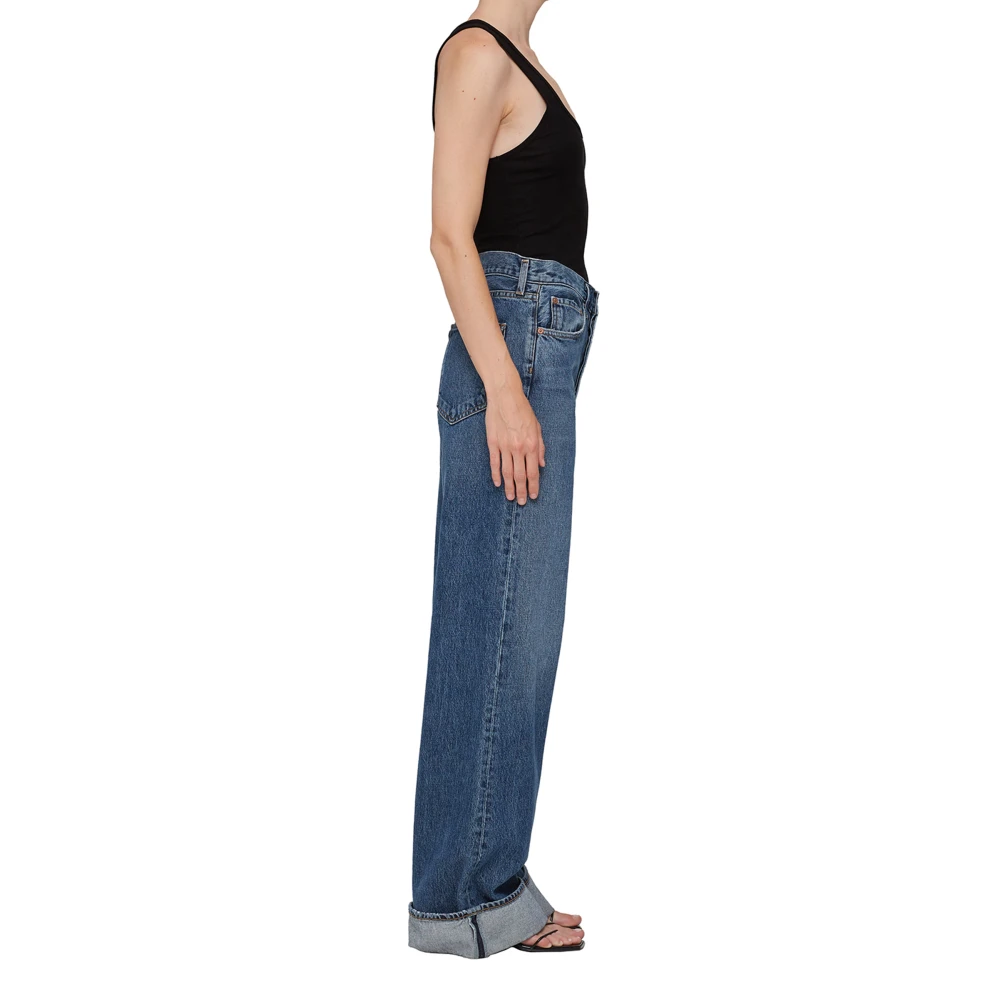 Agolde Flared Dame Jeans Blue Dames