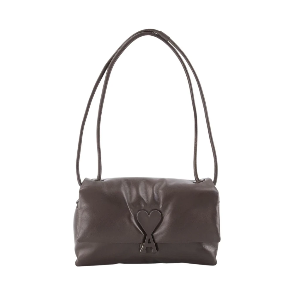 Ami Paris Donna Marrone Borse, Taglia Unica, New,