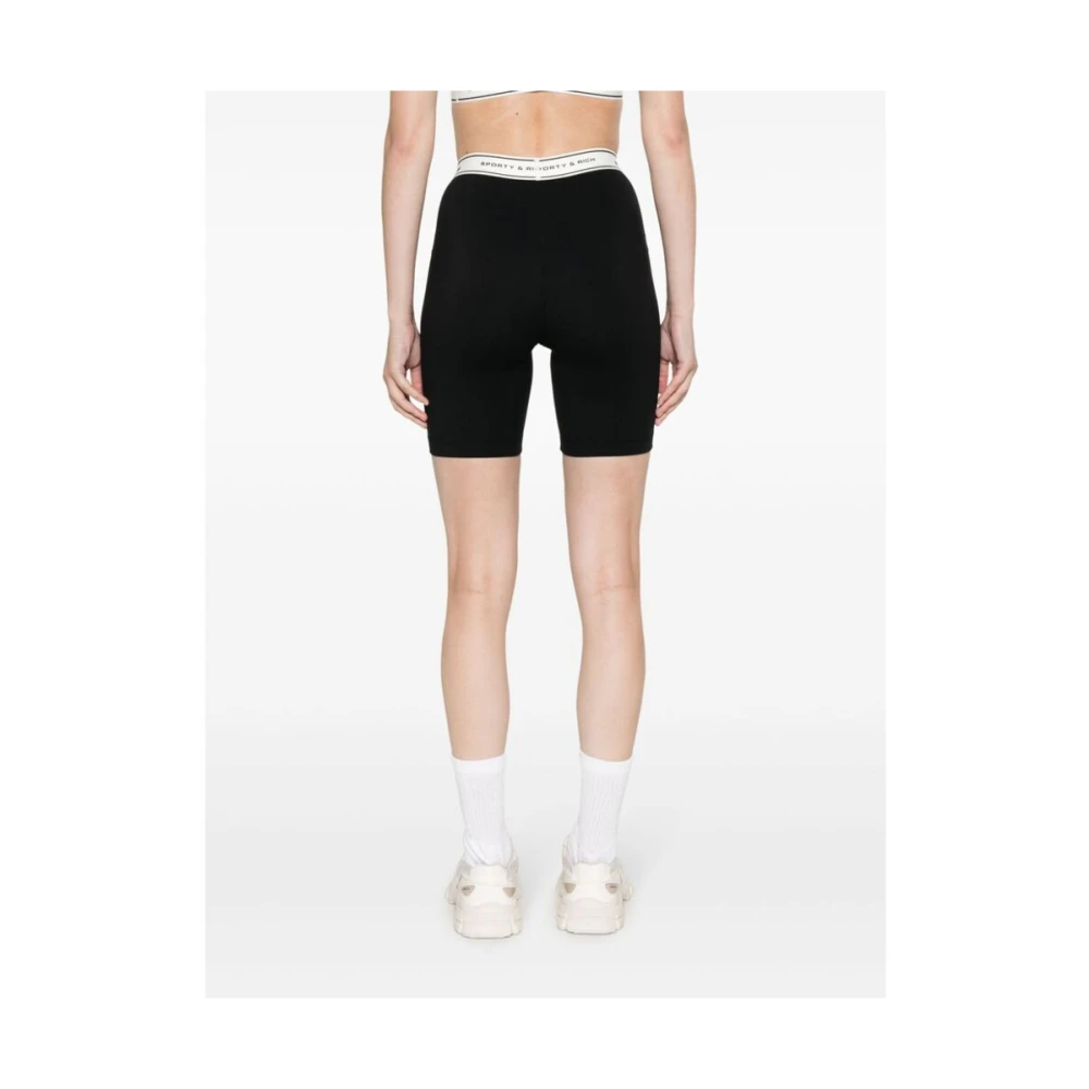 Sporty & Rich Short Shorts Black Dames