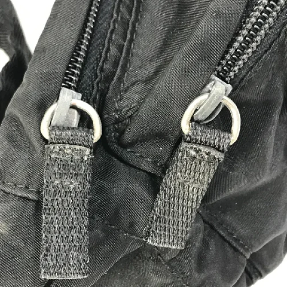 Prada Vintage Pre-owned Fabric prada-bags Black Heren