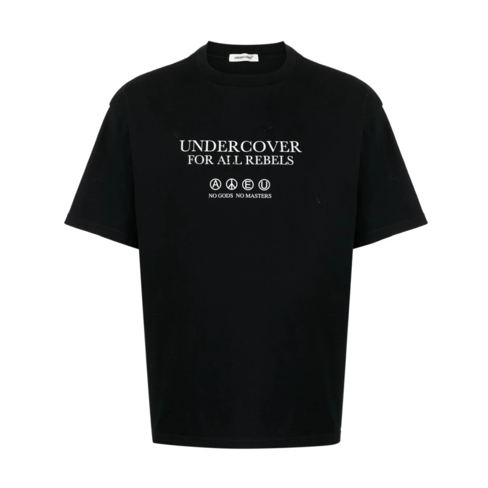 Undercover Zwart T-shirt met halve mouwen Black Heren
