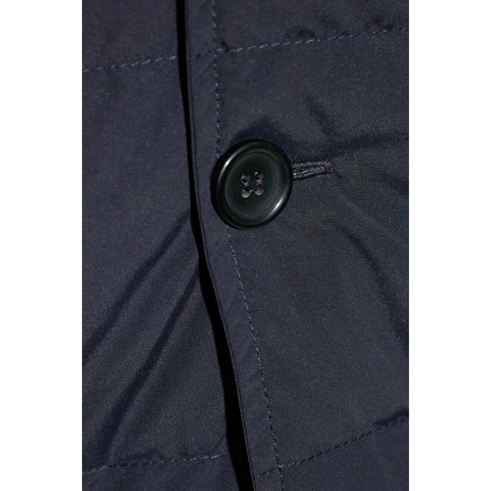 Paul Smith Donsjack met revers Blue Heren