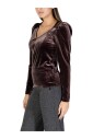 bruine-velvet-v-hals-gebreide-top